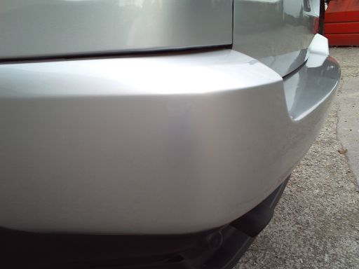 BMW X5 after repair work carried out by our fully trained and experienced technicians, repairing scuff and scratch damage to LH rear bumper corner